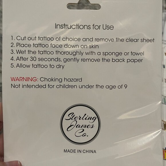 Vintage 90's Temporary Tattoos Pack Michael Jackson Daria MTV 5 Sheets 70 Tats - Picture 8 of 8